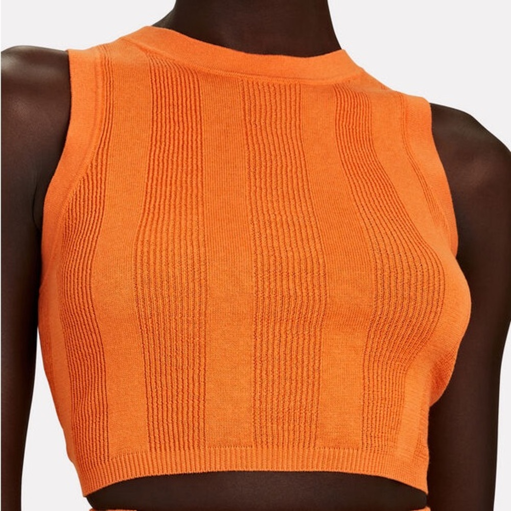 Solid & Striped The Cropped Carson Rib Knit Tank … - image 1